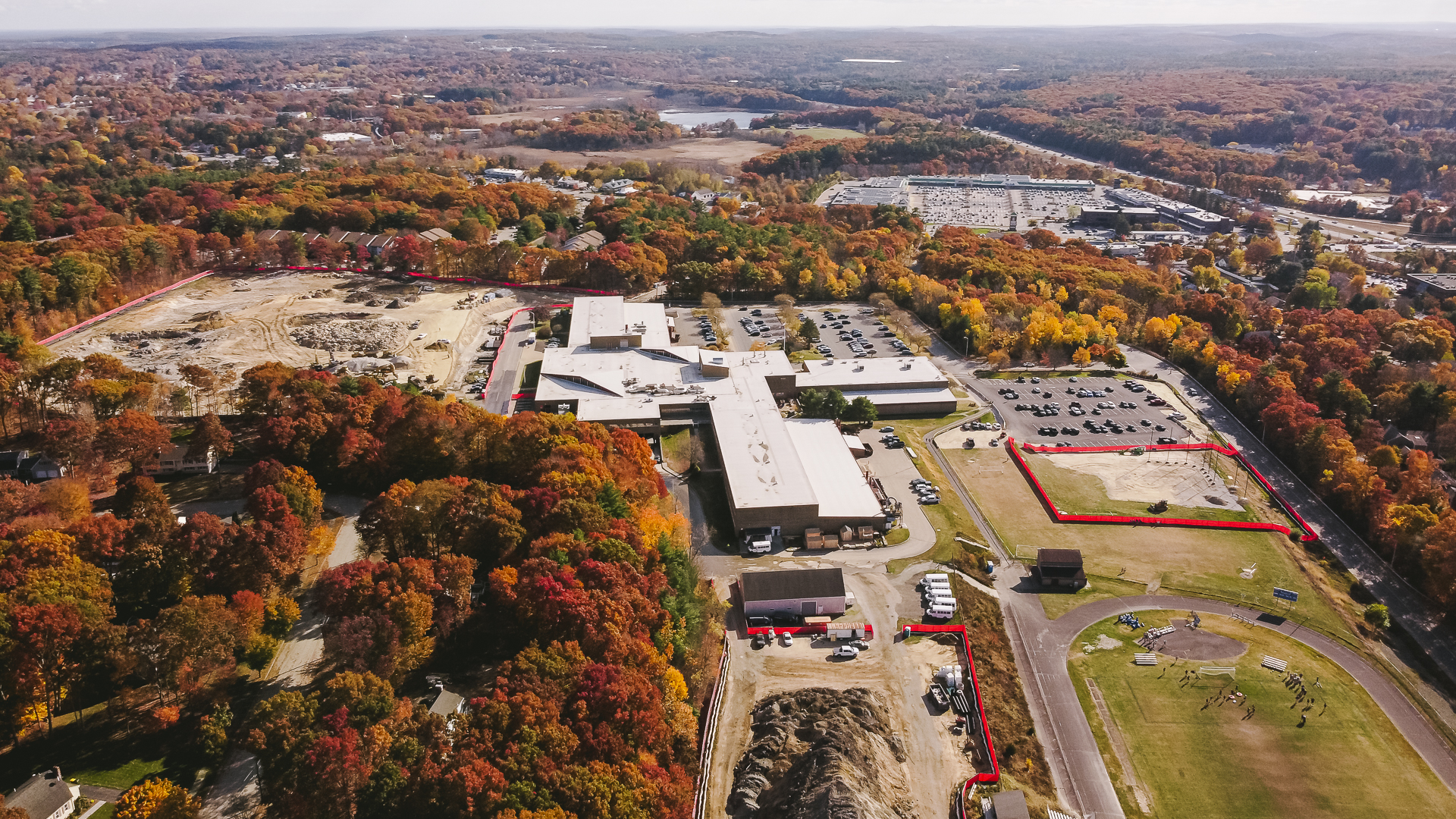 Overview of Tri County Construction site